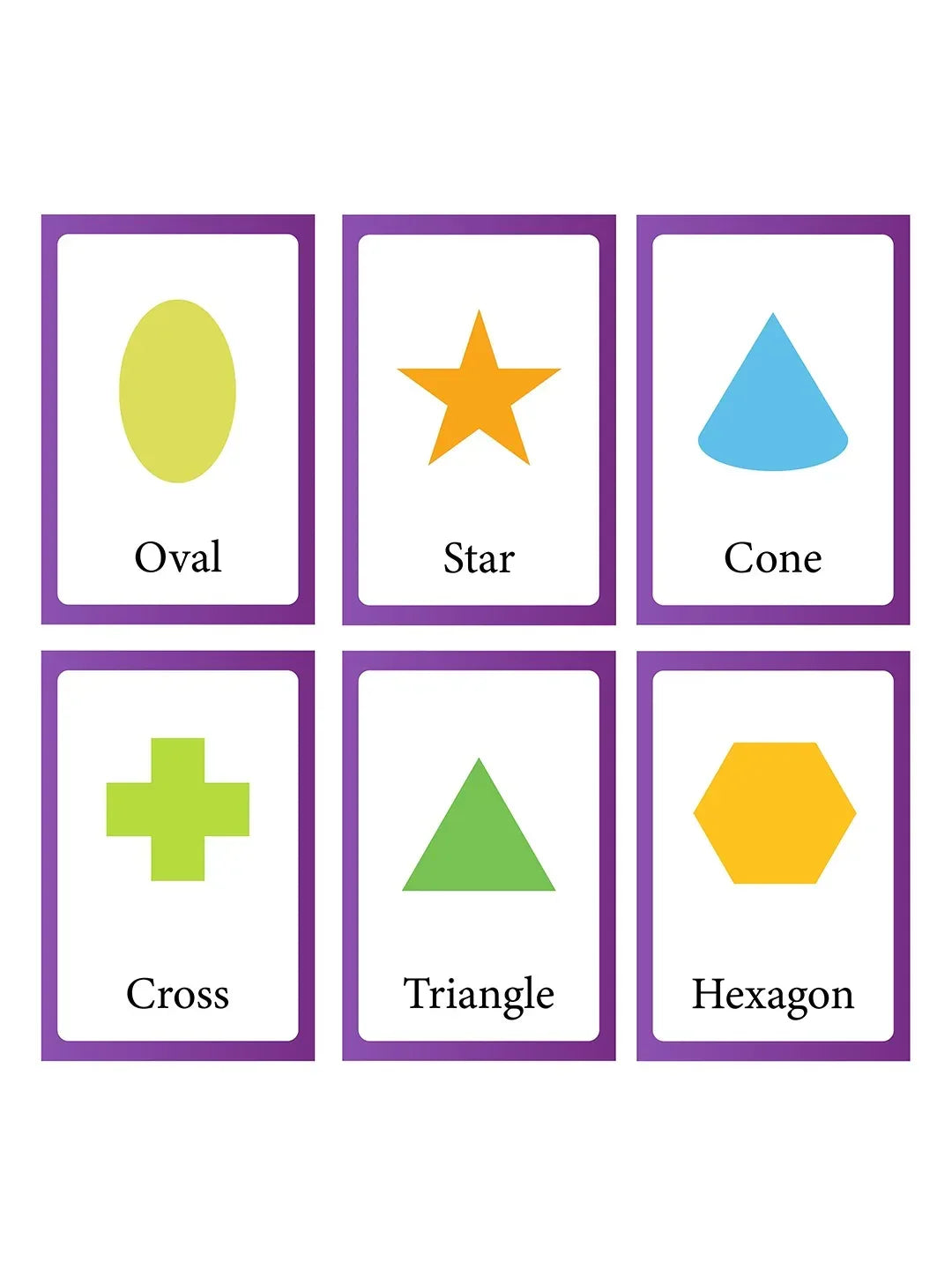 iLearnNGrow Baby’s First Shape Flash Cards – Shape Learning Flashcard Set for Kids