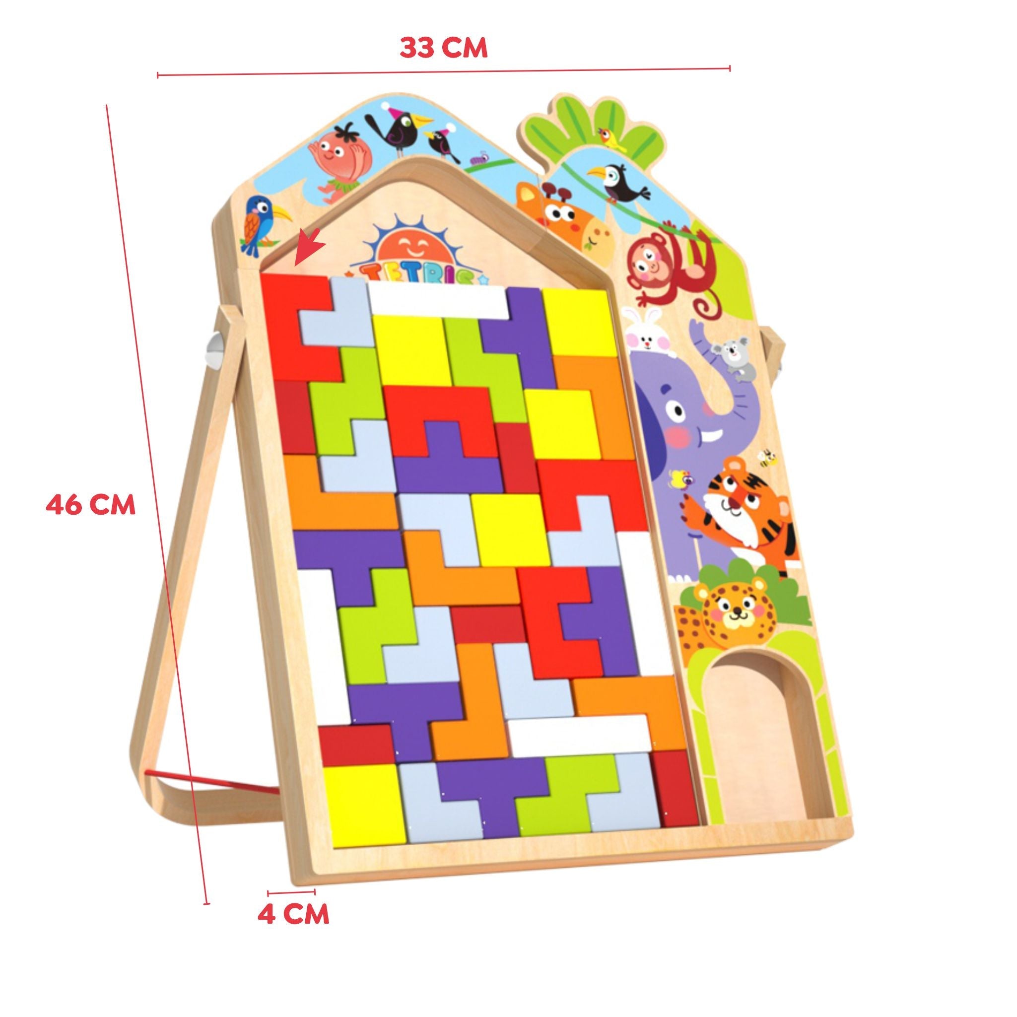 Engaging Wooden Puzzle Game for Kids