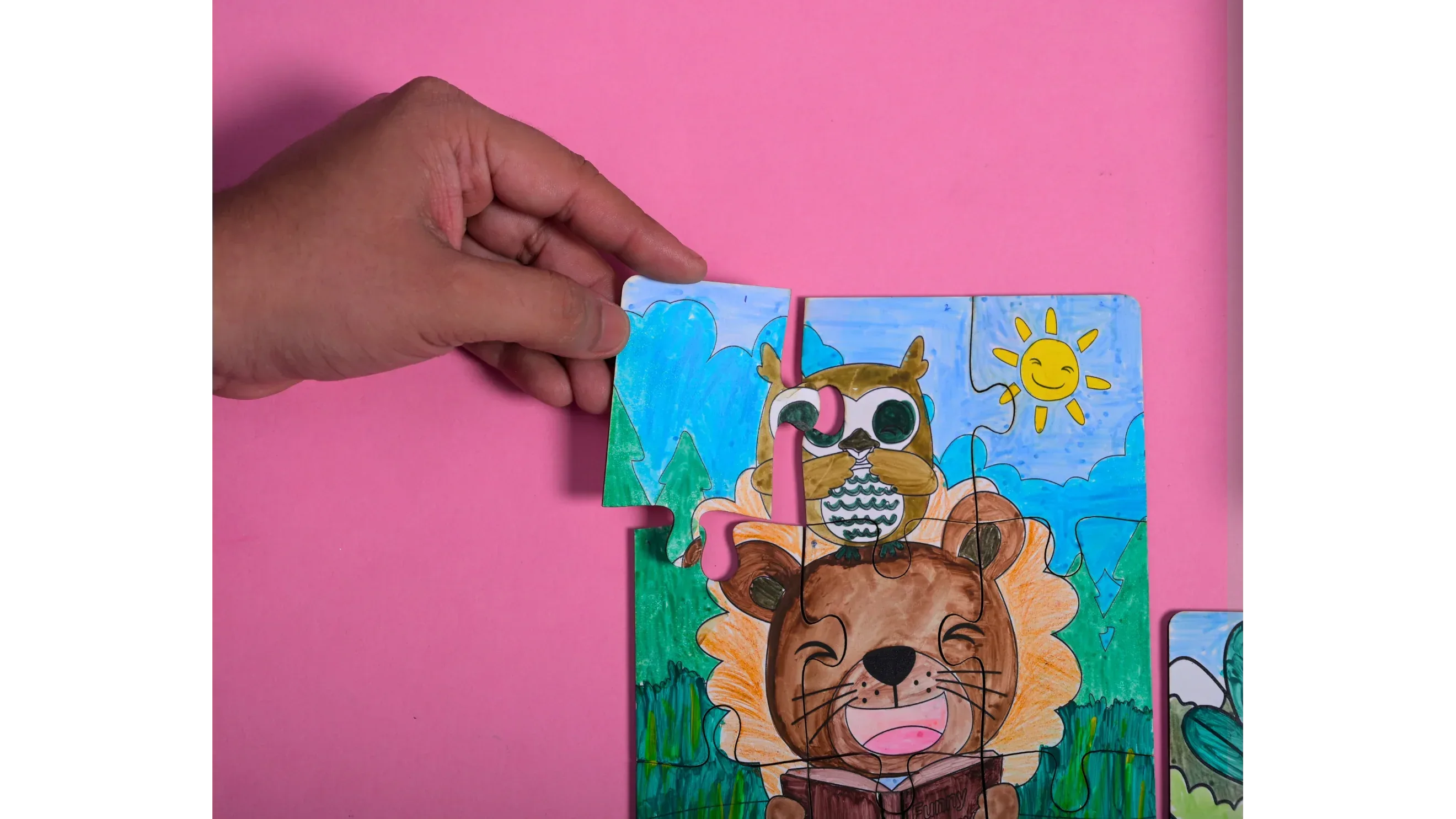 Teeny Tiny DIY Puzzle Set of Two for Kids | Multi-Craft Kids Puzzle Kit