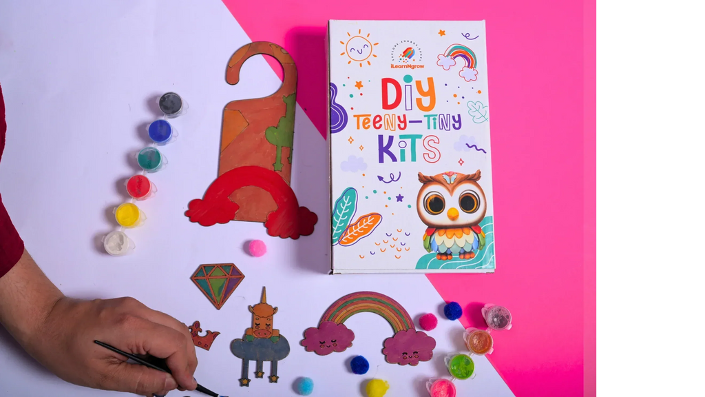 Teeny Tiny DIY Unicorn Name Plate Kit & Door Knob Craft Kit