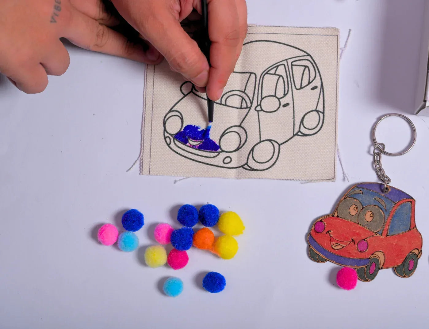 Teeny Tiny DIY Car Painting Kit for Kids – 3‑in‑1 Vehicle Craft Set | ilearnngrow