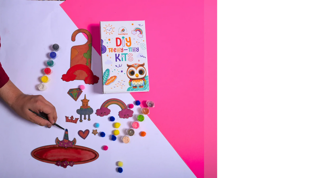 Teeny Tiny DIY Unicorn Name Plate Kit & Door Knob Craft Kit