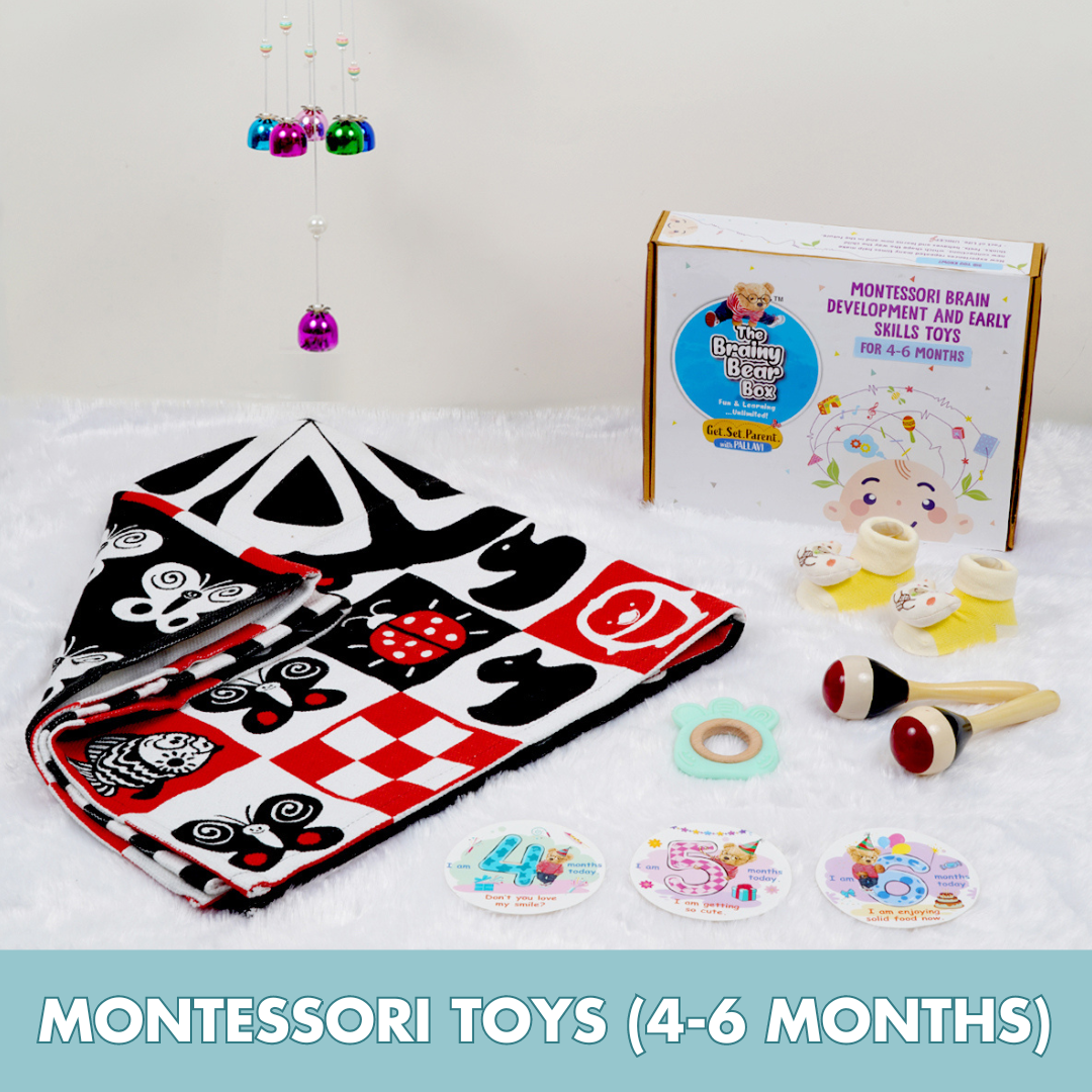Montessori & Brain Development Toys for 4-6 Months