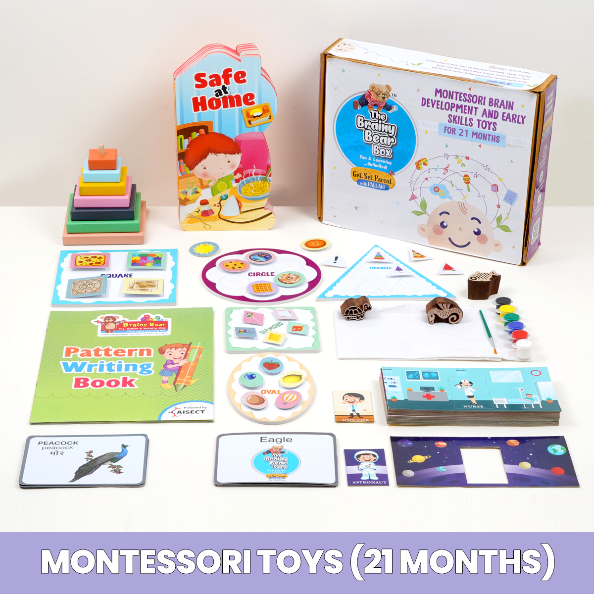 Monthly Montessori and Brain Development Toys  (0-2 Years)