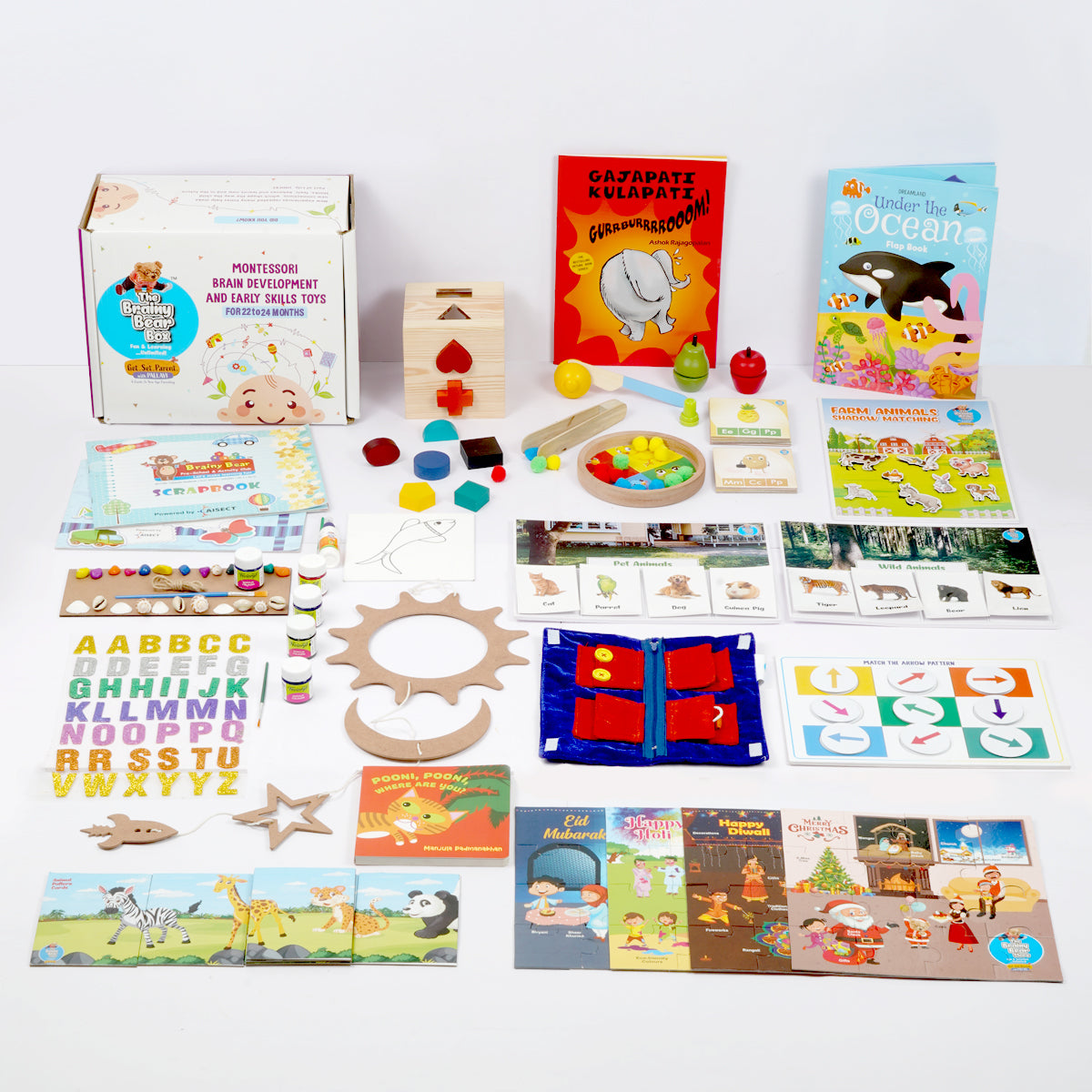 Montessori and Brain Development Boxes (0-2 Years)