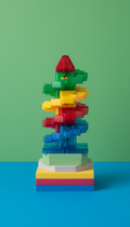 Stack & Spin Sensory Blocks with Rattle Beads