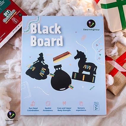 iLearnNGrow Princess Black Board – Cute Kids Chalkboard for Drawing & Learning
