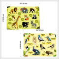 Wild Animals and Birds Wooden Knob & Pegged Puzzle for Kids