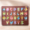 ABCD Body Parts Wooden Knob & Pegged Puzzle for Kids