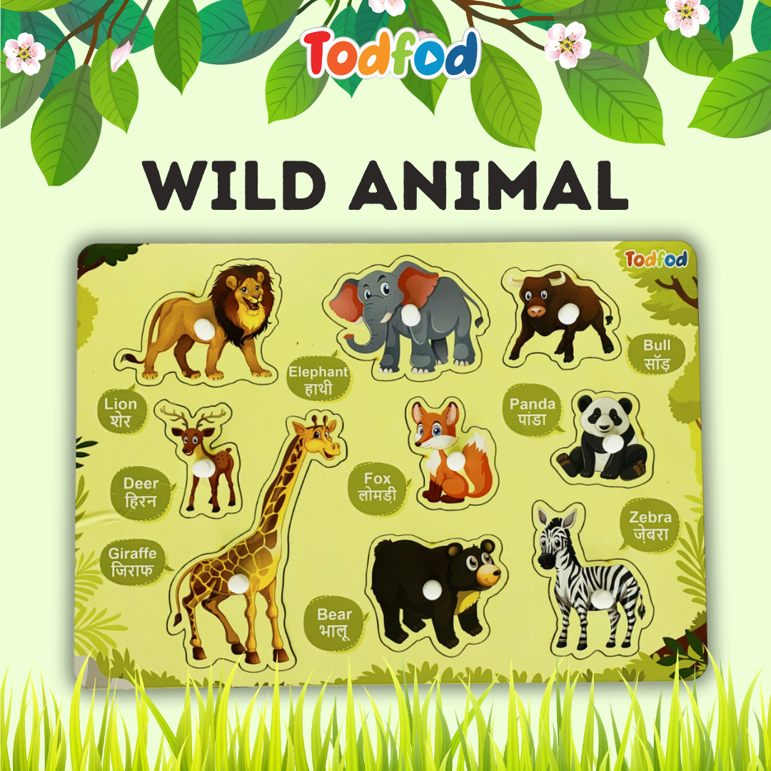 Wild Animals & Fish Puzzle