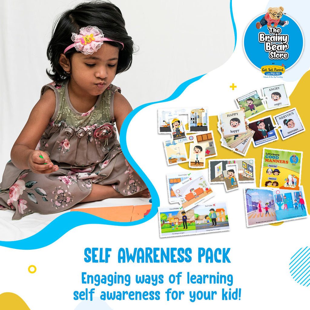 Self Awareness Pack (Emotions and Situations+ Good Habits+ Good Manners Book+ Professions)