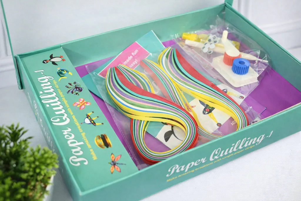 iLearnNGrow Mini Quilling Kit – Creative DIY Paper Quilling Set for Kids