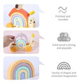 Wooden Snail Stacker Pull Along Toys for 1 + Year Old Boy
