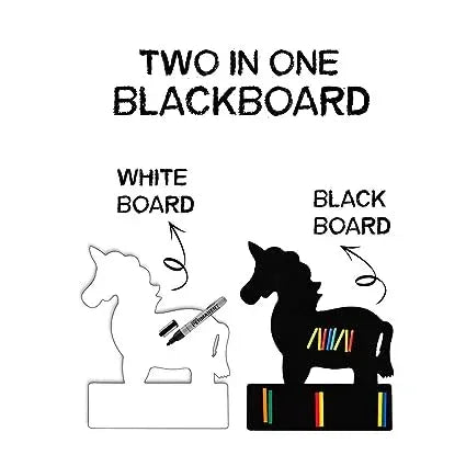 iLearnNGrow Princess Black Board – Cute Kids Chalkboard for Drawing & Learning