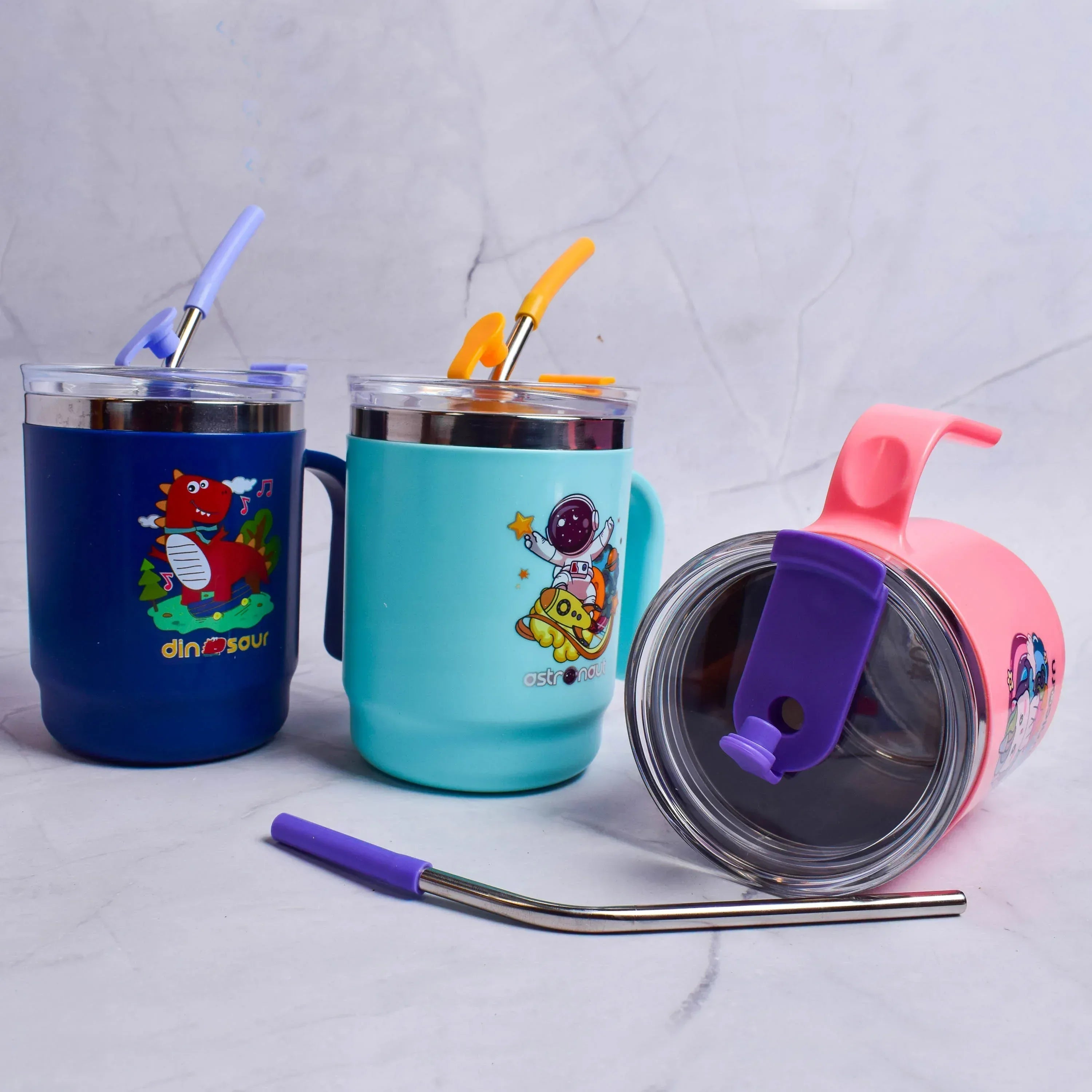 iLearnNGrow Unicorn Sipper Bottle – Cute Unicorn Water Bottle & Sipper with Straw for Kids