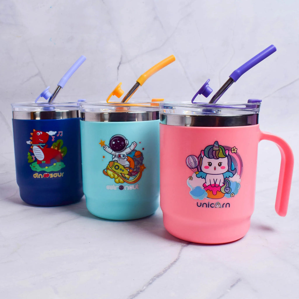 iLearnNGrow Unicorn Sipper Bottle – Cute Unicorn Water Bottle & Sipper with Straw for Kids