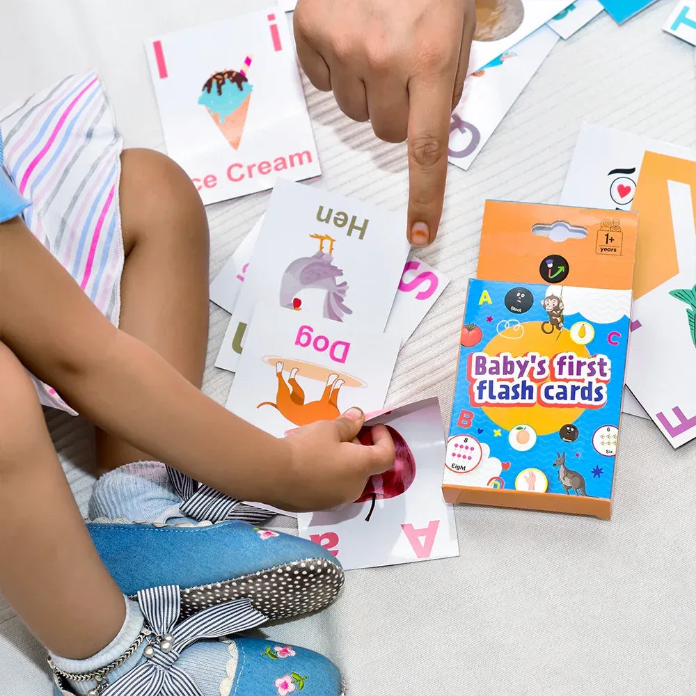 iLearnNGrow Baby’s First Alphabets Flash Cards – Alphabet Learning Cards