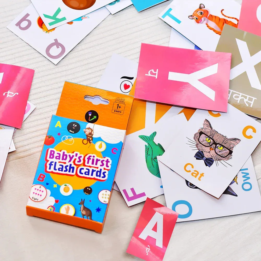 iLearnNGrow Baby’s First Alphabets Flash Cards – Alphabet Learning Cards