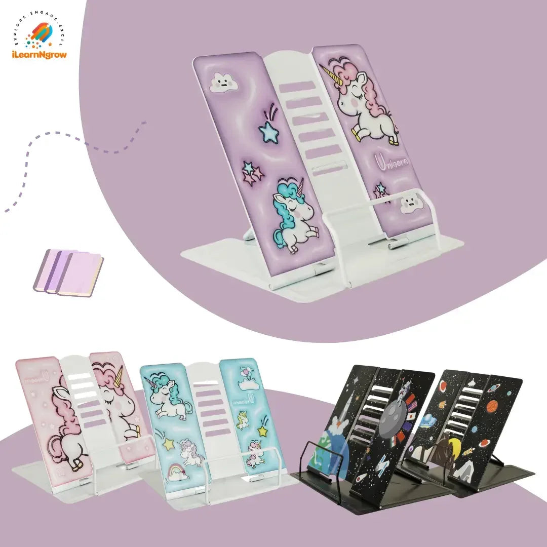 Kids Book Shelves & Book Reading Stand – Organize & Read | Early Learning Station