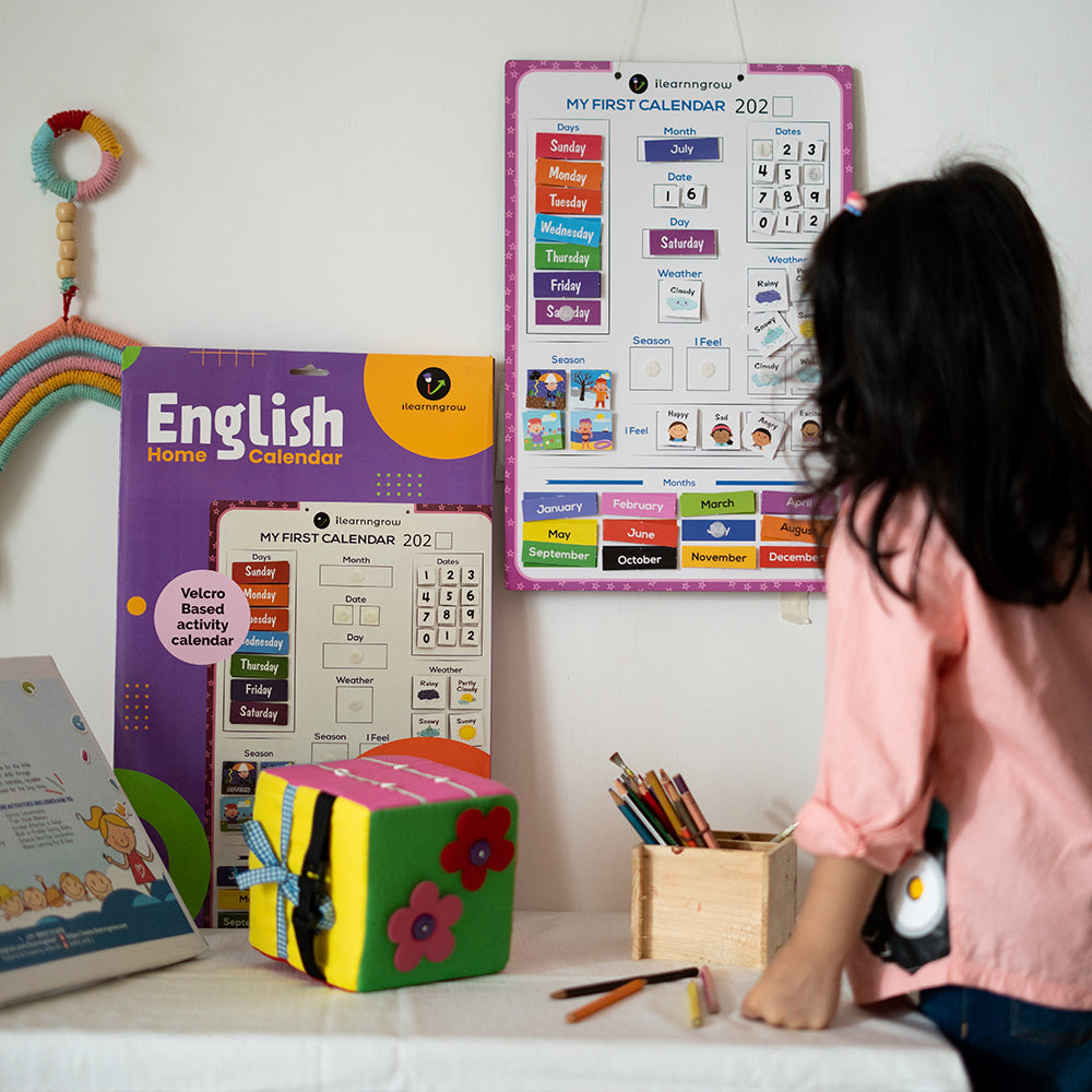 Home Calendar- English (2- 6 years)