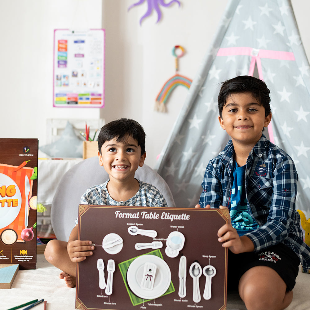 Dining Etiquettes Sheets (4-8 years)