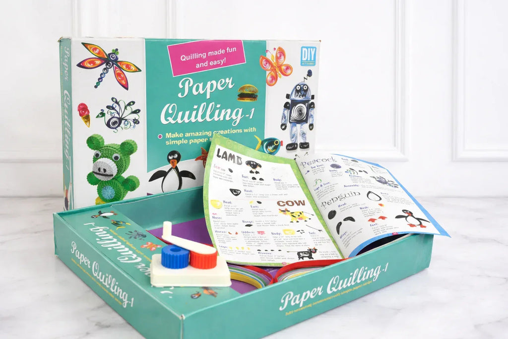 iLearnNGrow Mini Quilling Kit – Creative DIY Paper Quilling Set for Kids