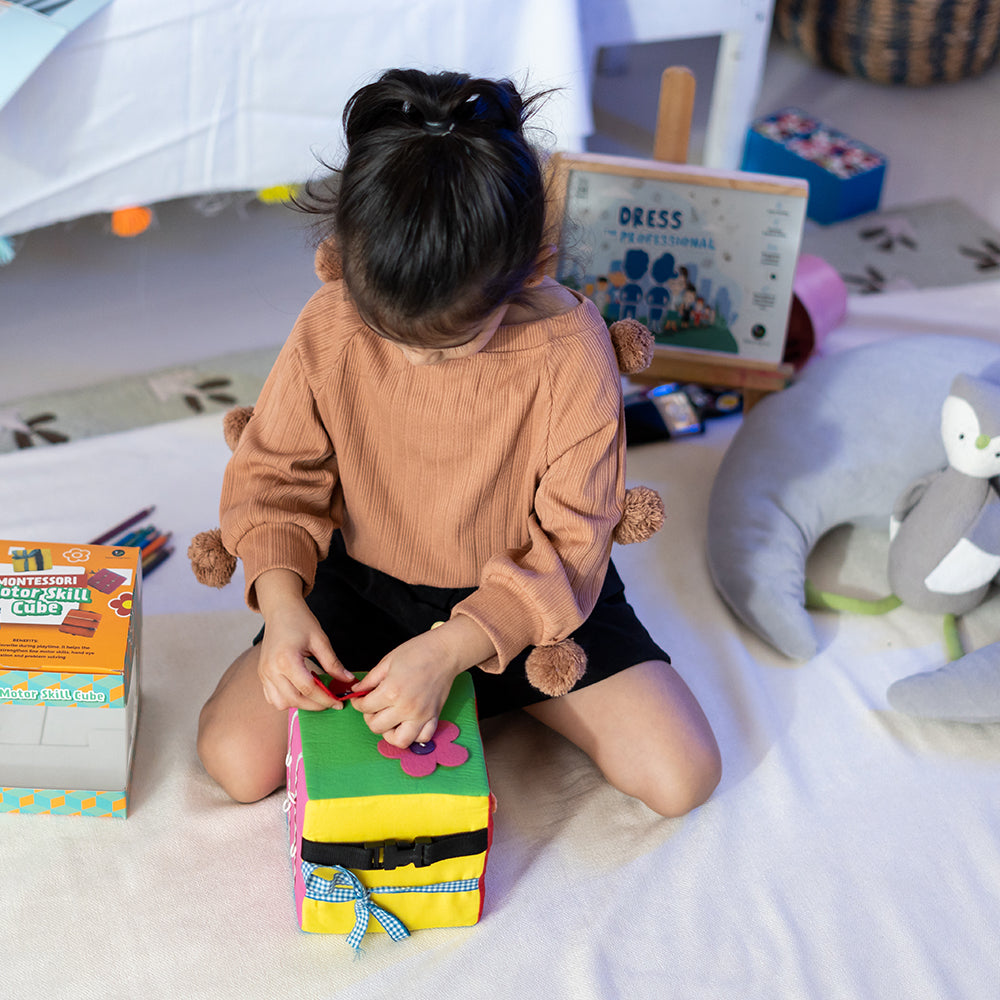 Montessori Motor Skill Cube (1.5- 5 years)