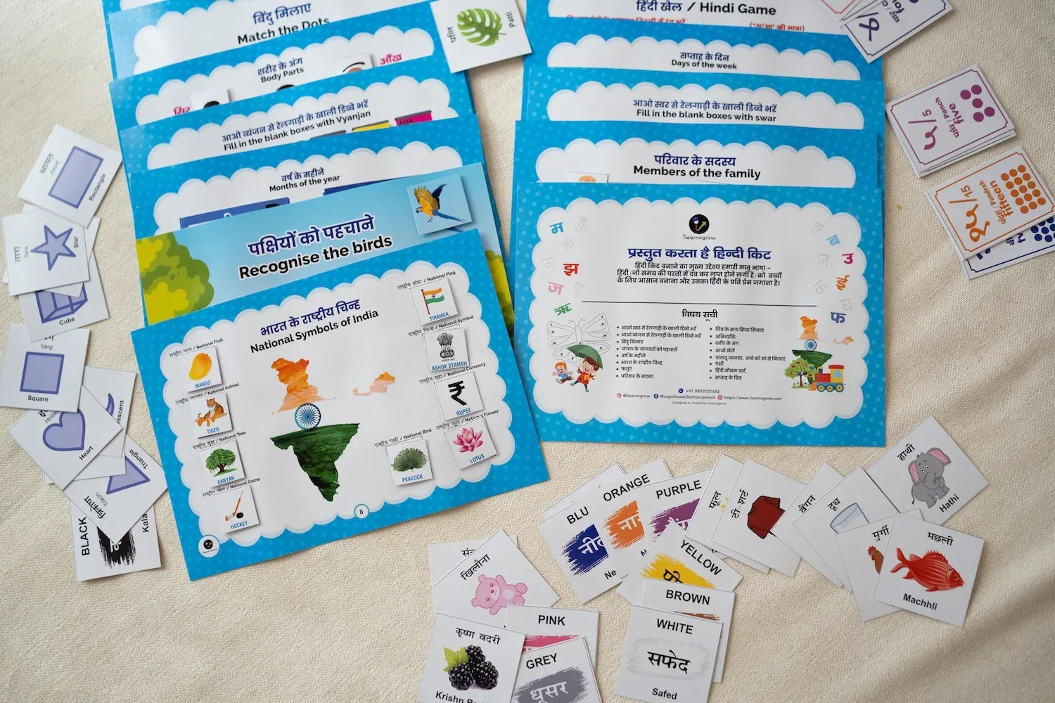 iLearnNGrow Hindi Kit – Making Hindi Learning Fun | Flashcard Learning Set