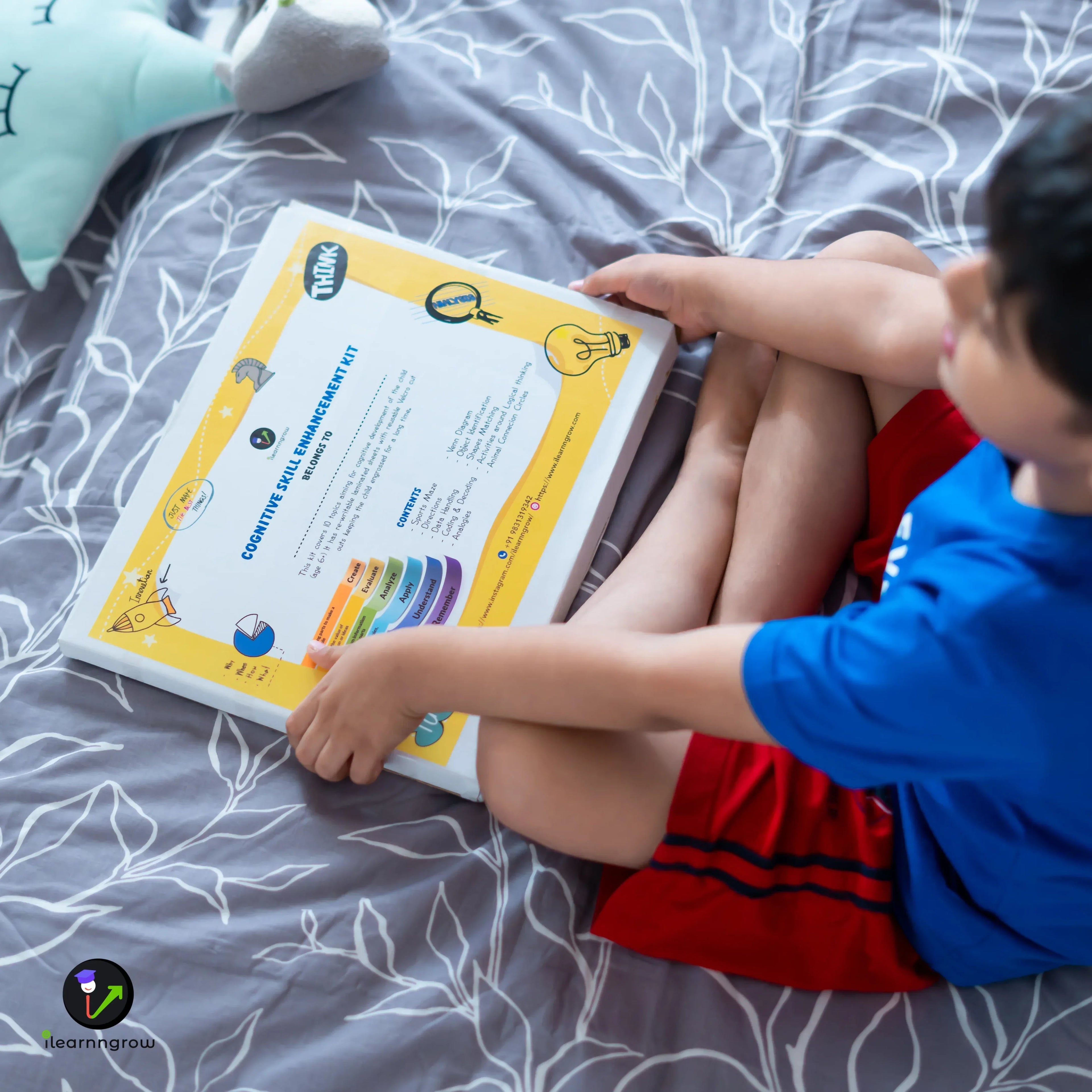 iLearnNGrow Cognitive Skill Workbook – Develop Critical Thinking, Memory