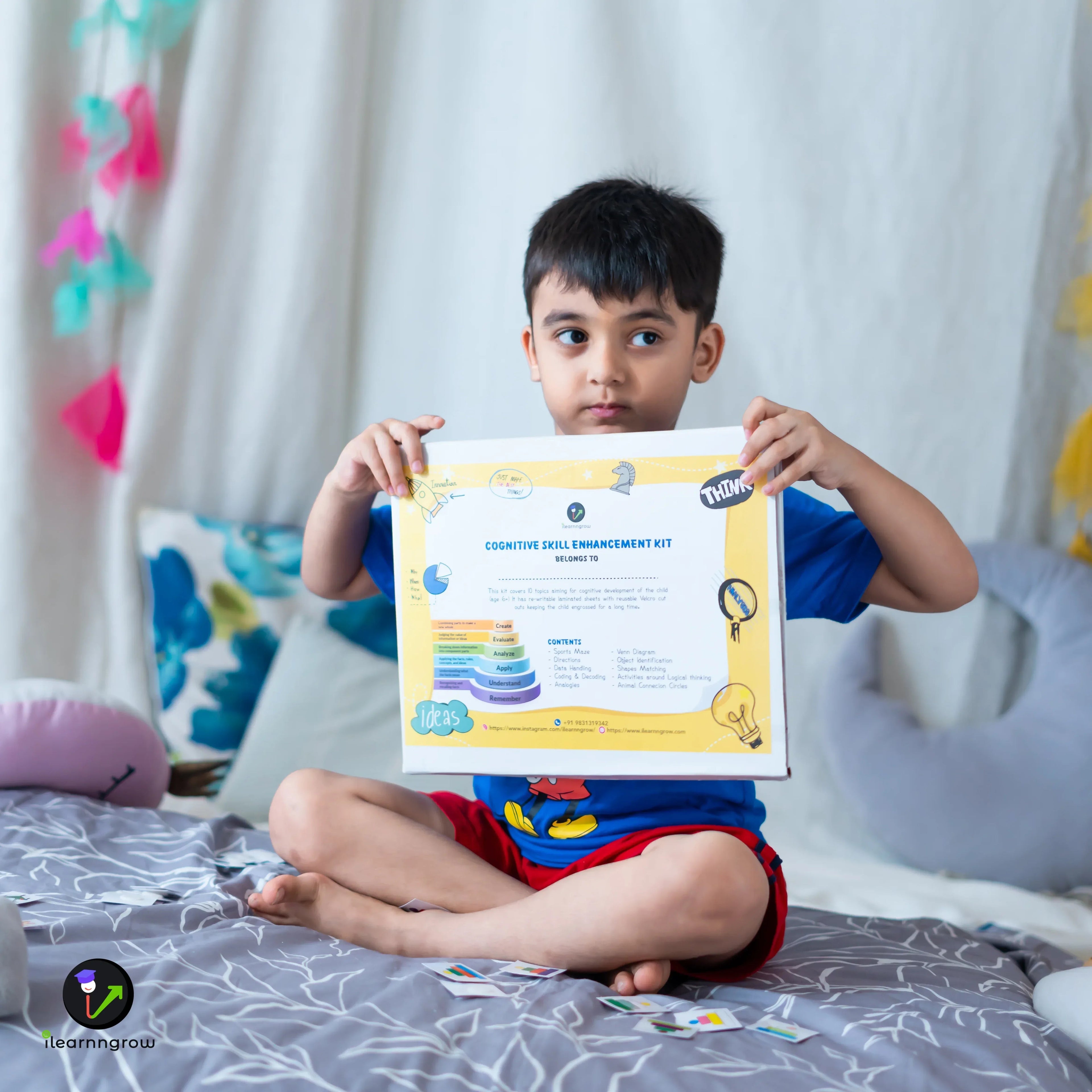 iLearnNGrow Cognitive Skill Workbook – Develop Critical Thinking, Memory