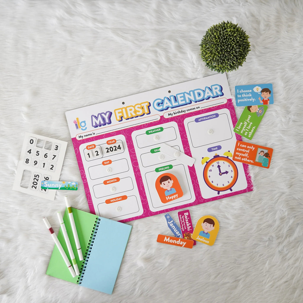 iLearnNGrow My First Home Calendar – Fun & Interactive Calendar for Kids