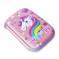 ilearnngrow Stationery Pouches – Unicorn – Durable Kids Pencil Pouch with Zipper