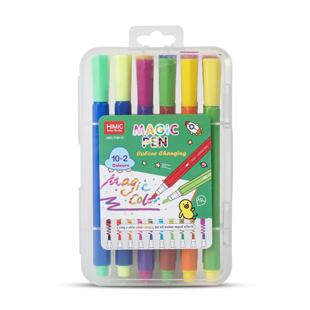 iLearnNGrow Set of 12 Magic Erasable Pens – Smooth Writing with Magic Pen Eraser