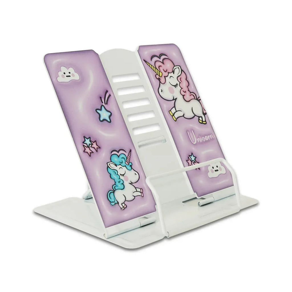 iLearnNGrow Kids Adjustable Book Stand – Portable Multifunctional Reading & Tablet Holder