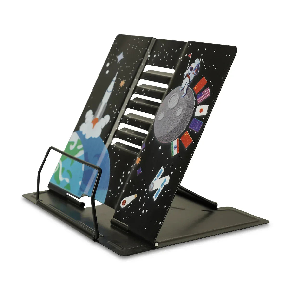 iLearnNGrow Kids Adjustable Book Stand – Portable Multifunctional Reading & Tablet Holder