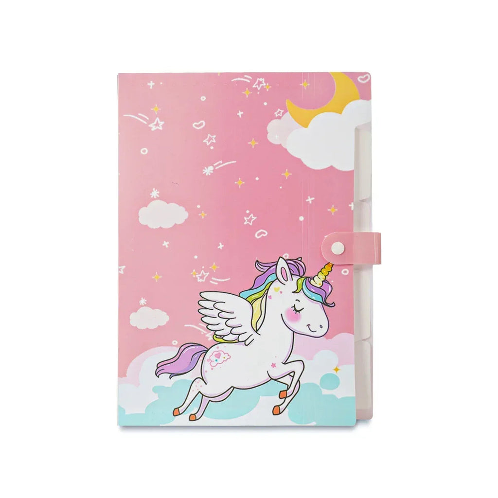 iLearnNGrow Unicorn Theme Folder – Cute & Durable School Document Organizer for Kids