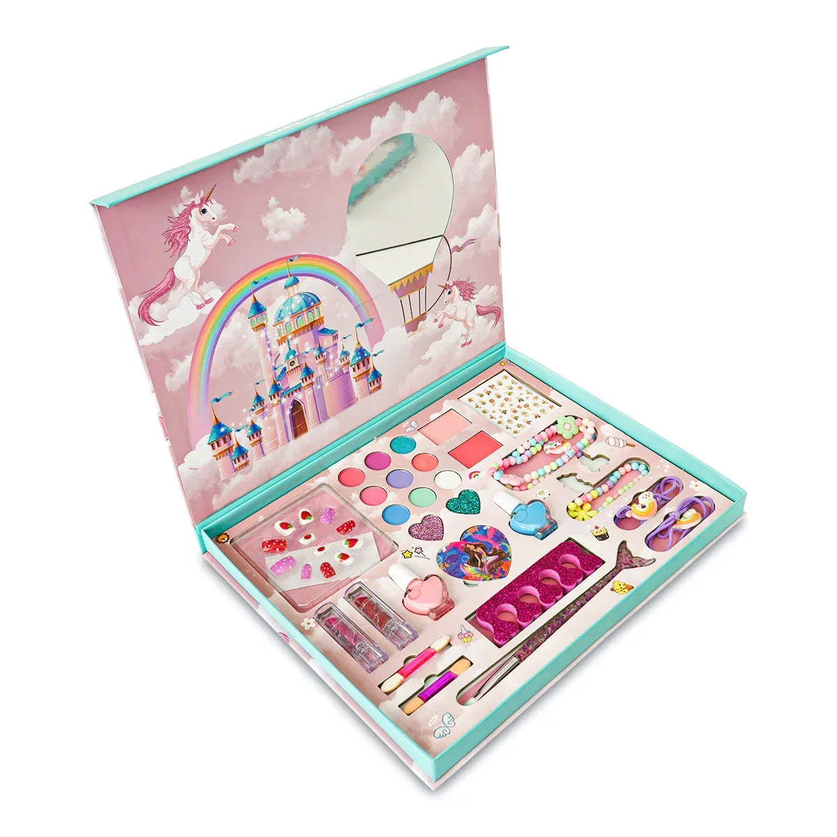 iLearnNGrow 28 Pieces Make Up & Accessory Kit –Complete Kids Makeup & Accessory Kit