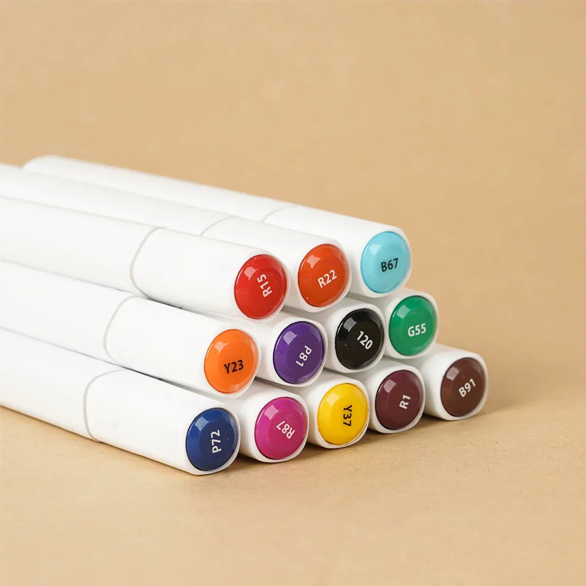 iLearnNGrow Set of 12 Touch Cool Dual-Side Markers – Art Markers for Kids