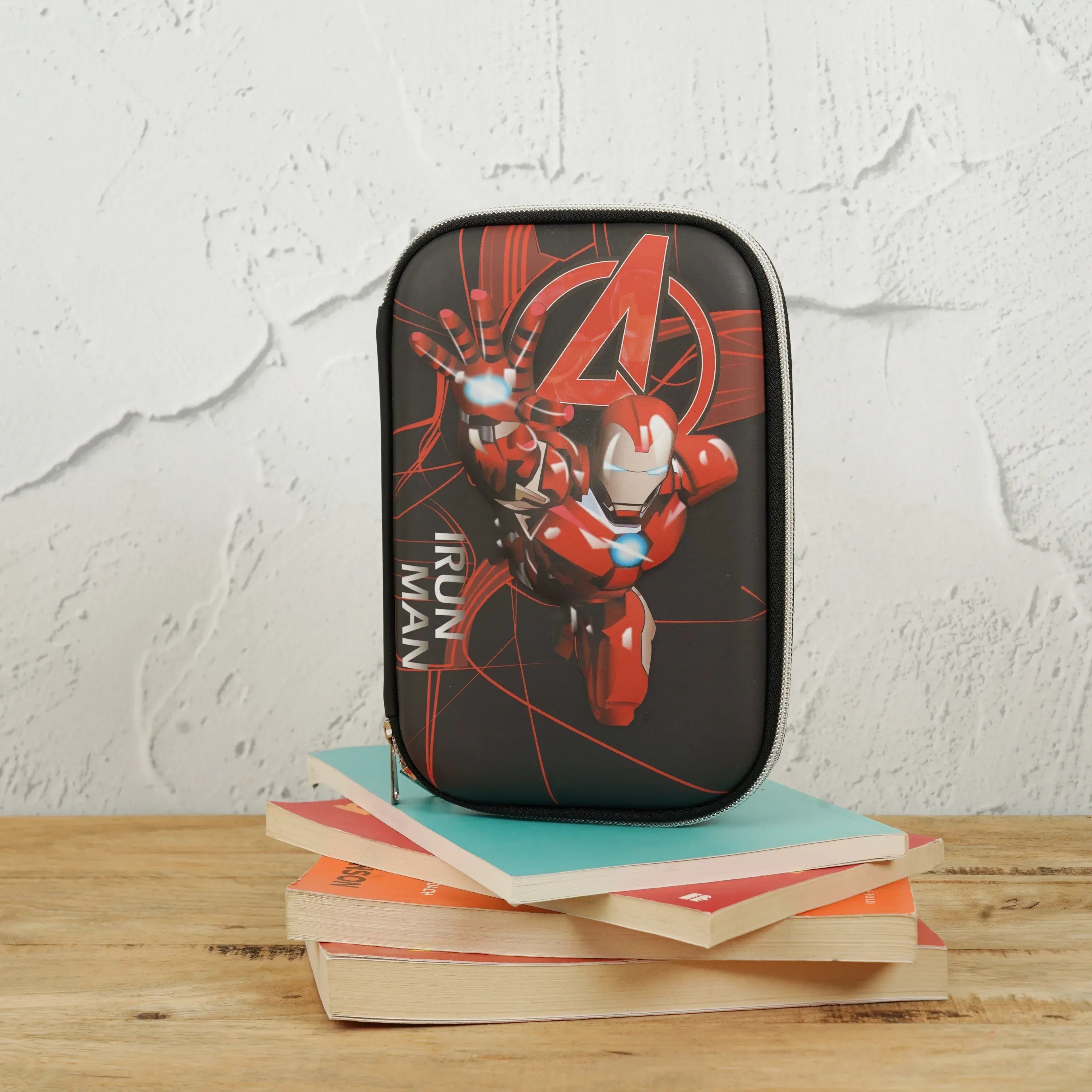 iLearnNGrow Avengers Stationery Pouches – Kids Superhero Pencil Case with Zipper
