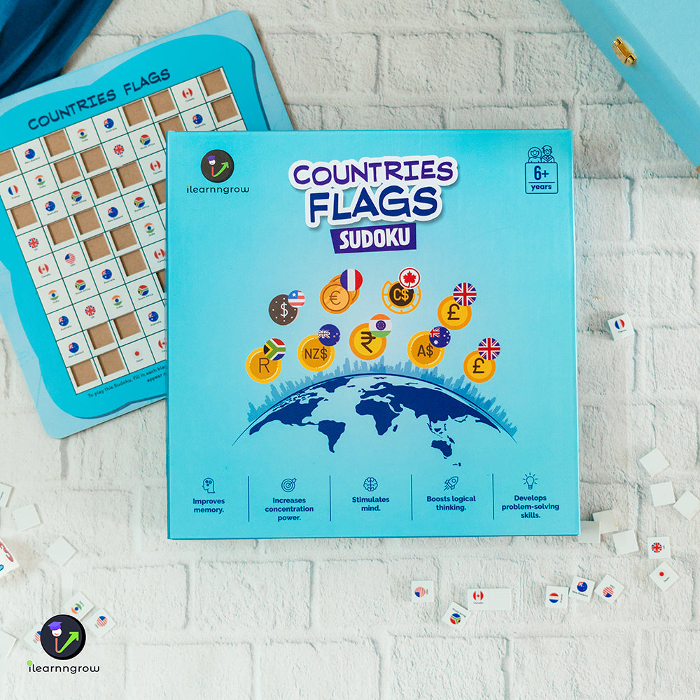 Countries Flag Sudoku (6-8 years)