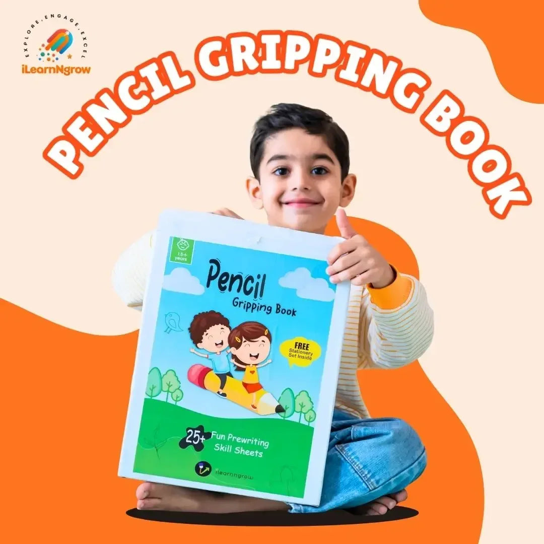 Hindi Learning Kit for Kids with Pencil Gripping Book – Varnamala, Tracing & Early Writing Practice Set