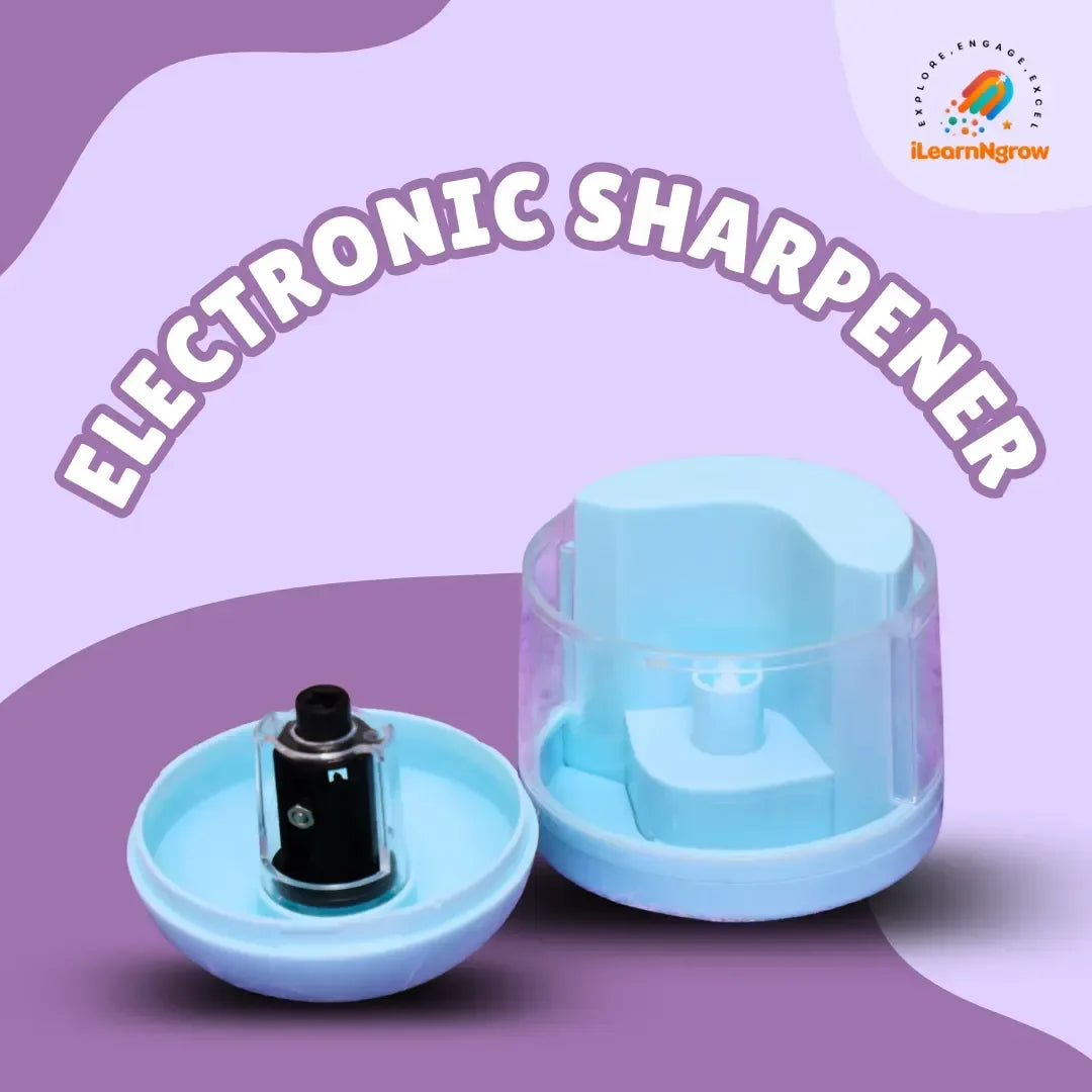 Electronic Eraser & Electronic Sharpener Combo for Kids – Smart Stationery Essentials