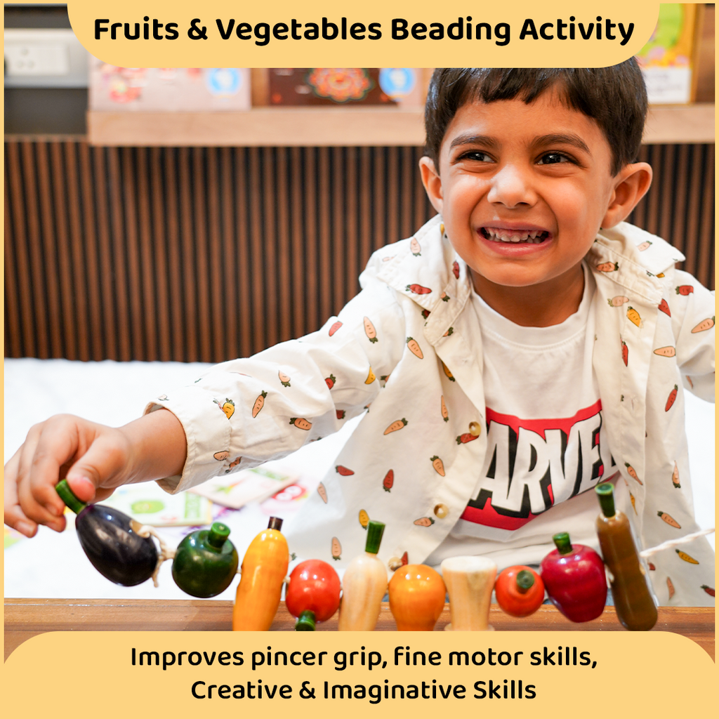 Fruits And Vegetables Montessori Activity Box 2+ Years
