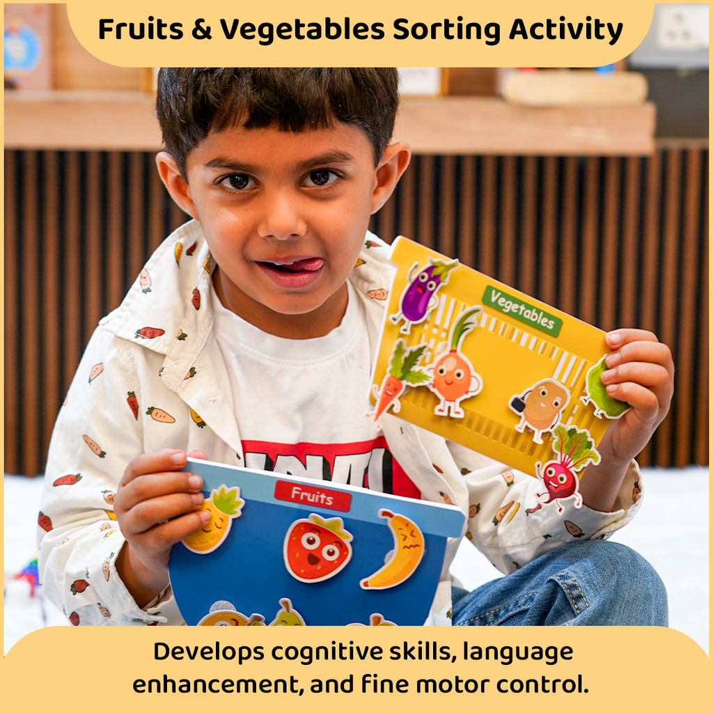Fruits And Vegetables Montessori Activity Box 2+ Years