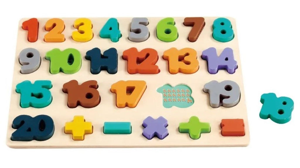 Wooden Learning Educational Number Board