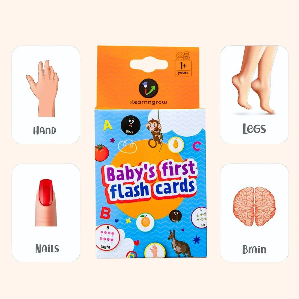 7-in-1 Toddler Flash Cards Combo | Alphabets, Numbers, Colors, Shapes | Age 1+