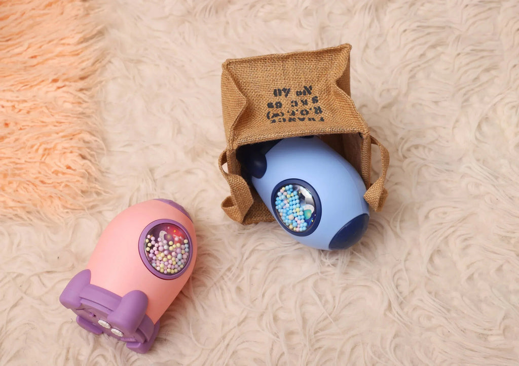iLearnNGrow Rocket Piggy Bank – Kids Gullak Bank with Mini Lock & Keys