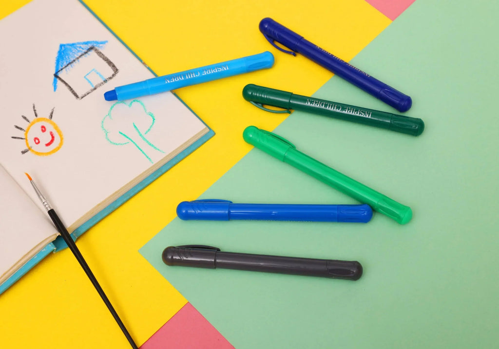 iLearnNGrow Silky Crayon Pens – 12‑Color Twistable Art Set for Kids