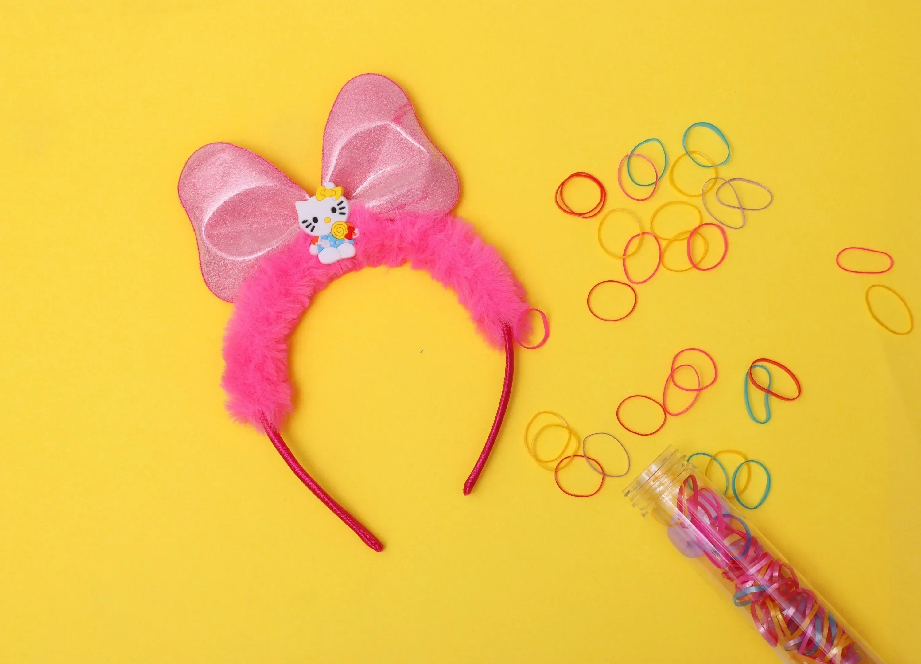 iLearnNGrow Hello Kitty Hair Accessories Set (Hot Pink)