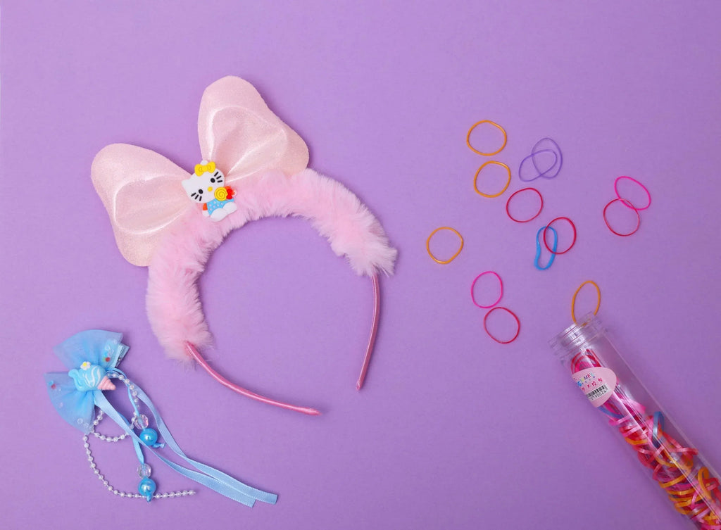 iLearnNGrow Hello Kitty Hair Accessories Set (Pastel Pink)